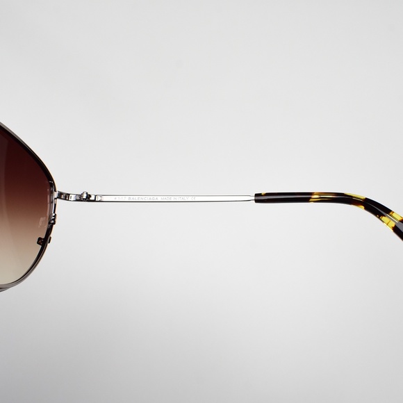 Balenciaga BA 85 14G Aviator Sunglasses 60mm - Picture 7 of 7